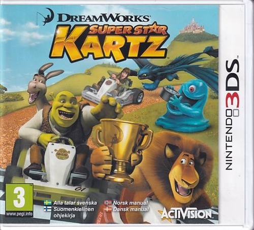 Dreamworks Super Star Kartz - Nintendo 3DS Spil - (A Grade) (Genbrug)